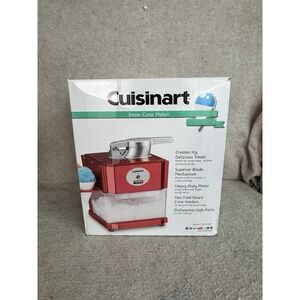 Snow Cone Machine‎ Makes 5 Icy Cones for Slushies & Frozen Drinks Red SCM-10P1